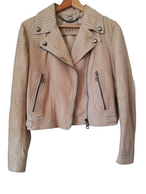 burberry python leather jacket|net a porter burberry jacket.